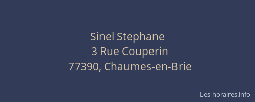 Sinel Stephane