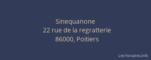 Sinequanone