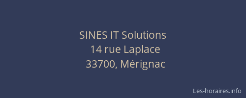 SINES IT Solutions