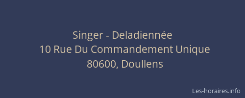 Singer - Deladiennée