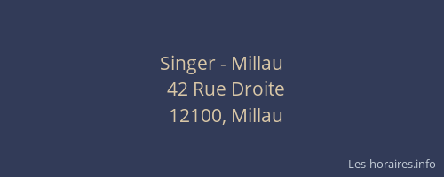 Singer - Millau