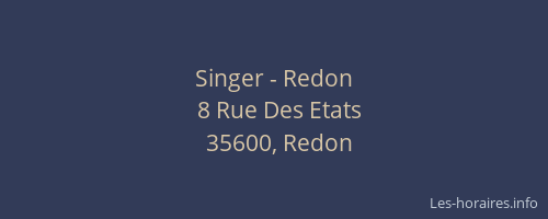 Singer - Redon