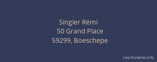 Singier Rémi