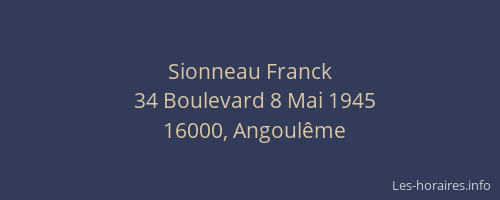 Sionneau Franck