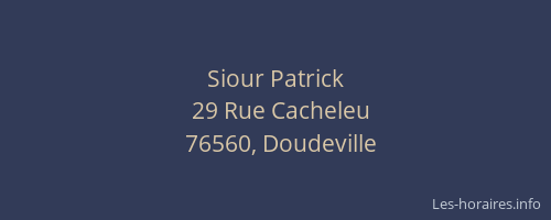 Siour Patrick