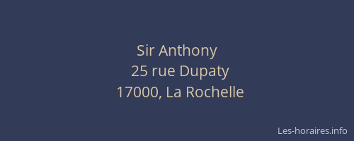 Sir Anthony