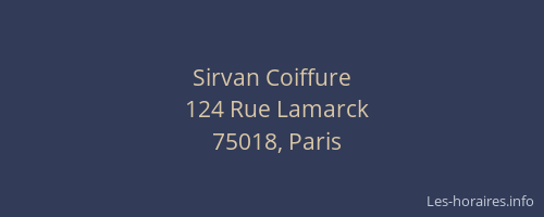 Sirvan Coiffure