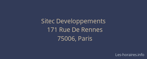 Sitec Developpements