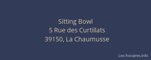 Sitting Bowl