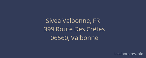 Sivea Valbonne, FR