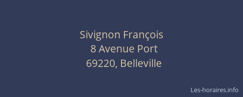 Sivignon François