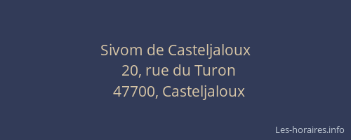 Sivom de Casteljaloux