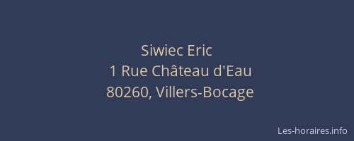 Siwiec Eric