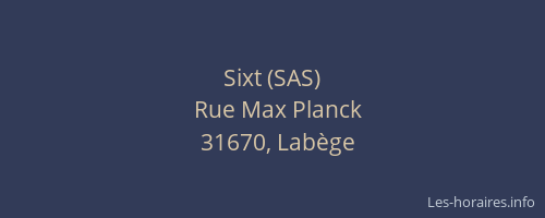Sixt (SAS)