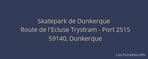 Skatepark de Dunkerque
