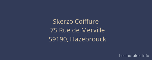 Skerzo Coiffure