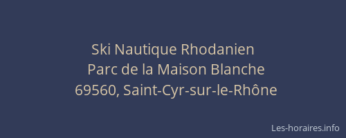Ski Nautique Rhodanien