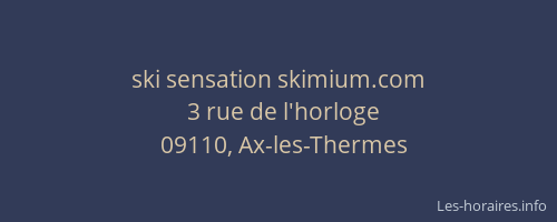 ski sensation skimium.com
