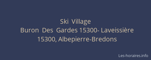 Ski  Village