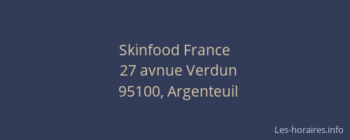 Skinfood France