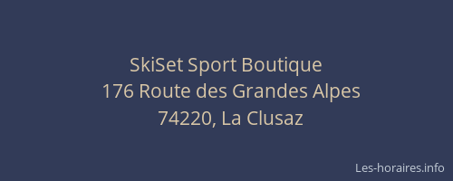 SkiSet Sport Boutique