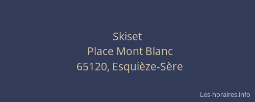 Skiset