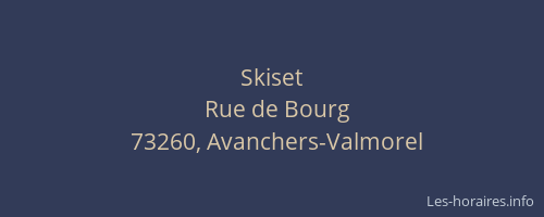 Skiset