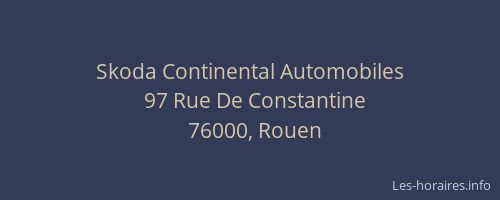 Skoda Continental Automobiles
