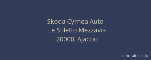 Skoda Cyrnea Auto