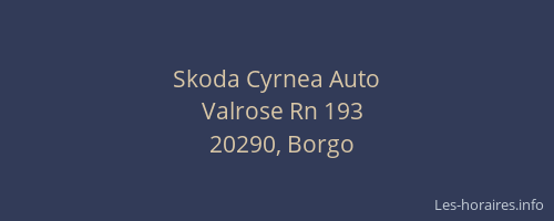 Skoda Cyrnea Auto