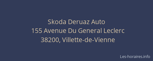 Skoda Deruaz Auto