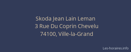 Skoda Jean Lain Leman