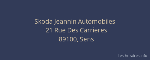 Skoda Jeannin Automobiles