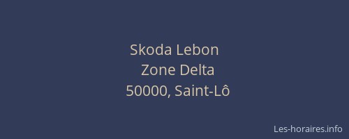 Skoda Lebon