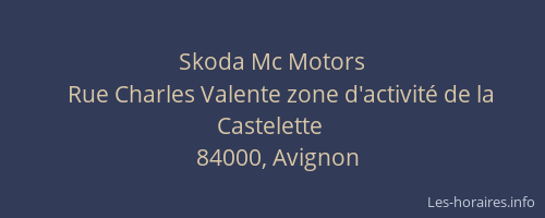 Skoda Mc Motors