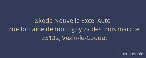 Skoda Nouvelle Excel Auto