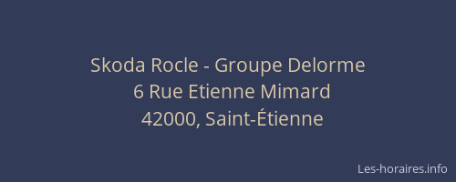 Skoda Rocle - Groupe Delorme