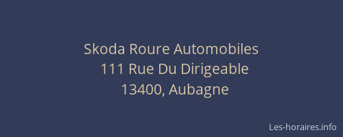 Skoda Roure Automobiles