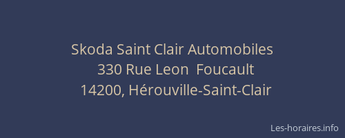 Skoda Saint Clair Automobiles