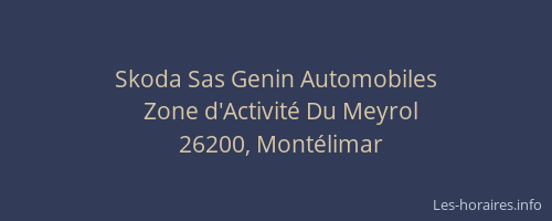 Skoda Sas Genin Automobiles