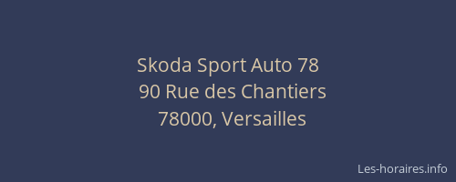 Skoda Sport Auto 78