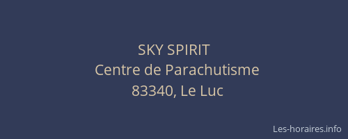 SKY SPIRIT