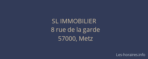 SL IMMOBILIER