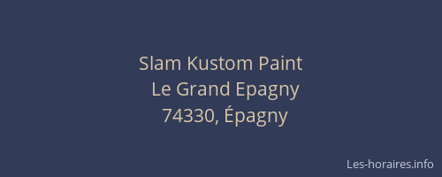 Slam Kustom Paint