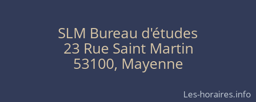 SLM Bureau d'études