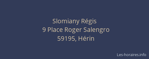 Slomiany Régis