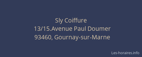 Sly Coiffure