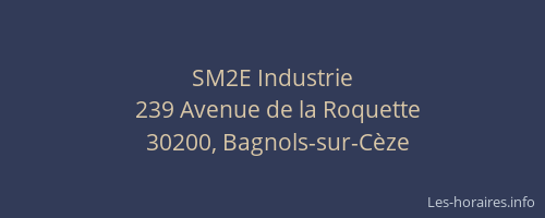 SM2E Industrie