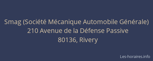 Smag (Soci&eacute;t&eacute; M&eacute;canique Automobile G&eacute;n&eacute;rale)