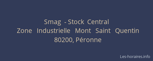Smag  - Stock  Central